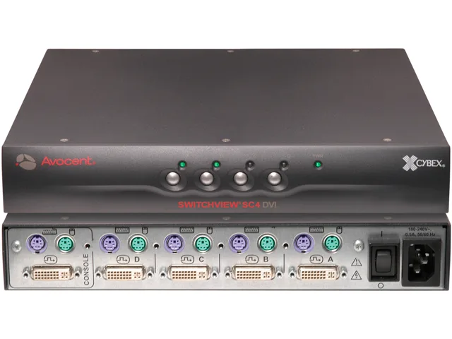 Avocent Avocent SC4PDV-001 4-port DVI KVM switch — product photo
