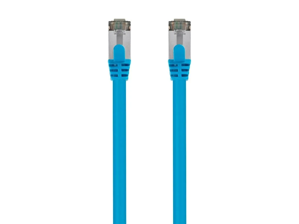 Monoprice Inc. Monoprice 141025 Cat8 26AWG S/FTP network ethernet cable 7 ft Blue — product photo