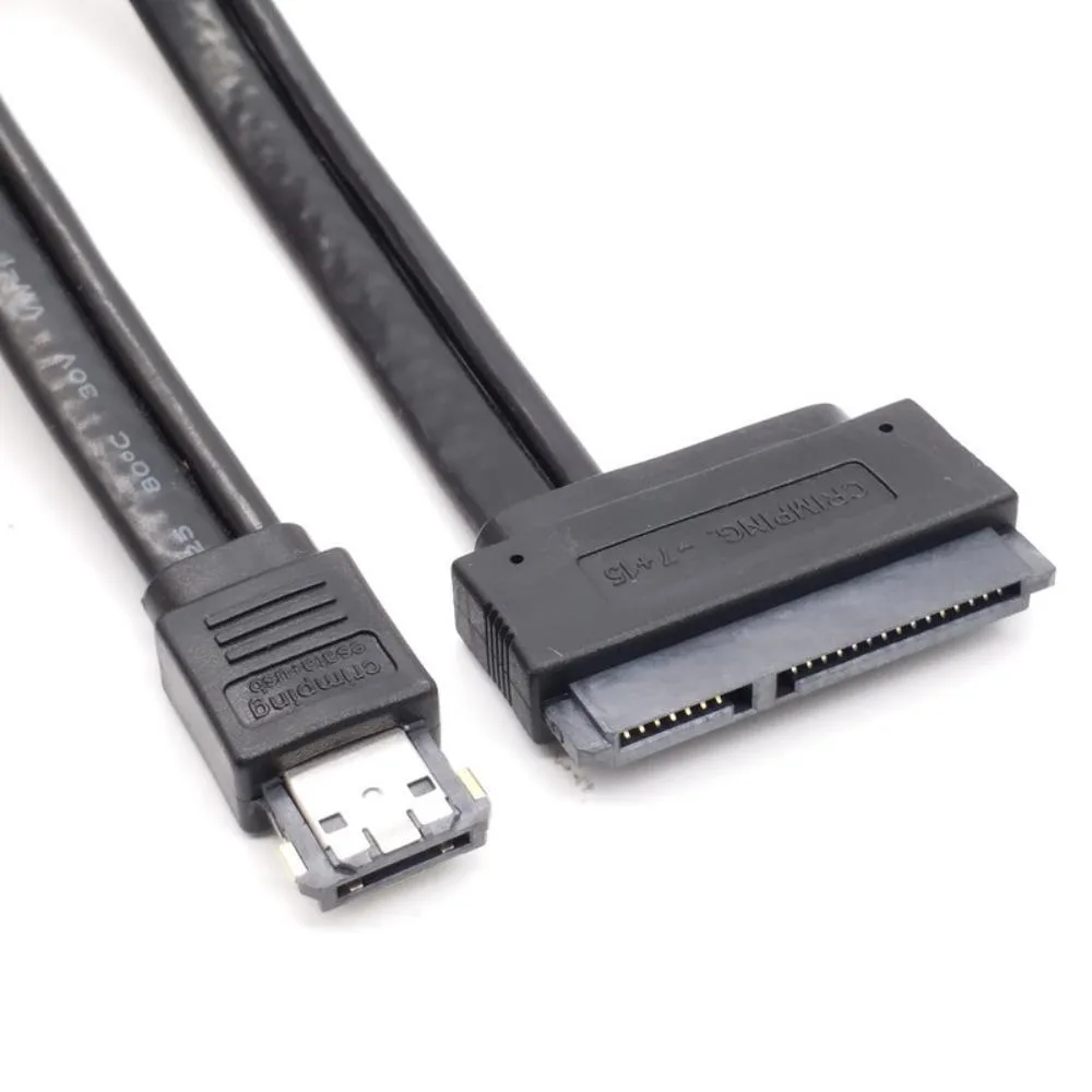 Ruth's sister Ruth's sister Dual Power Esata Usb 12v 5v Combo 22pin Sata Cable .5m — product photo
