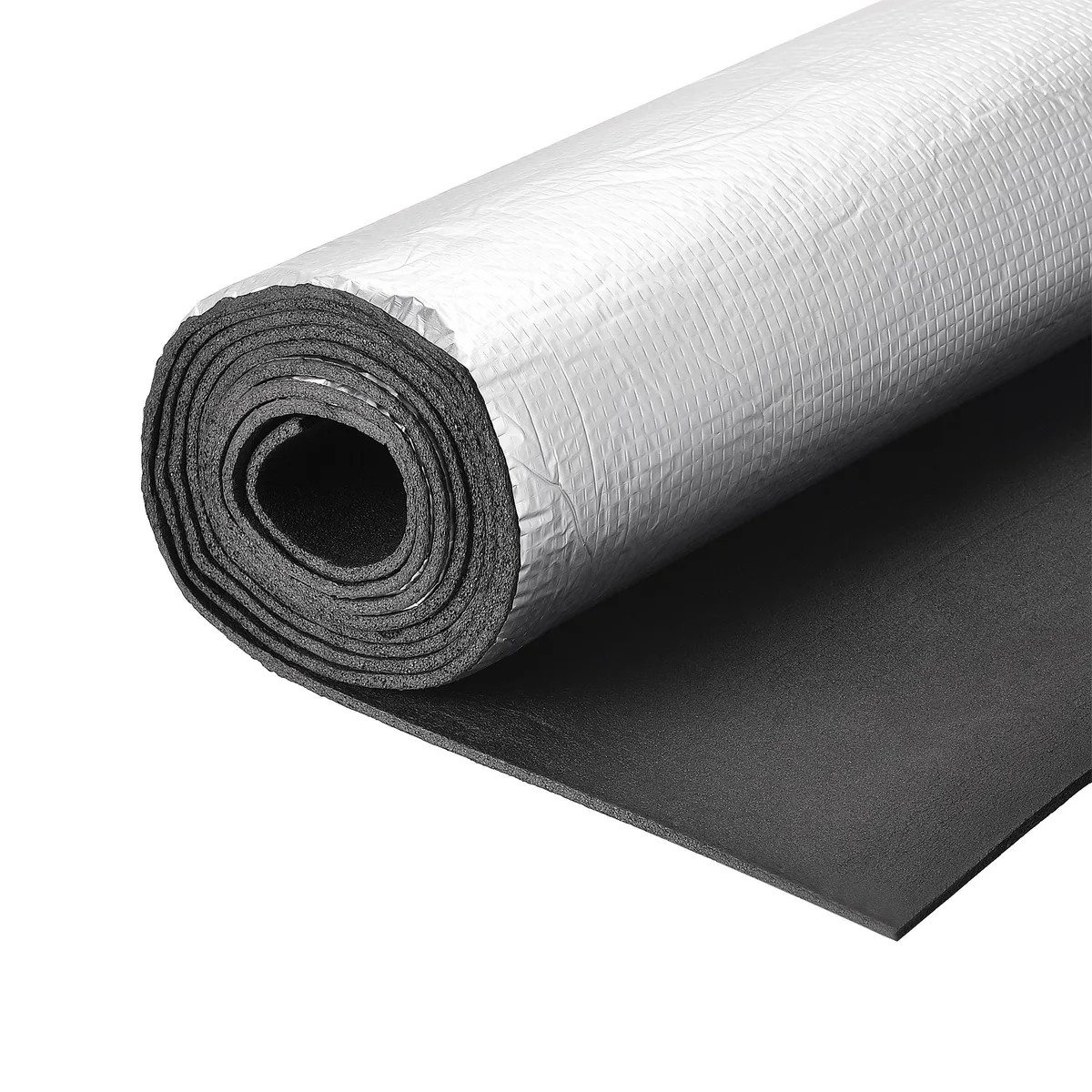 Unique-Bargains Unique-Bargains insulation tarp 3.0m x .5m x 5mm rubber foam aluminum foil — product photo