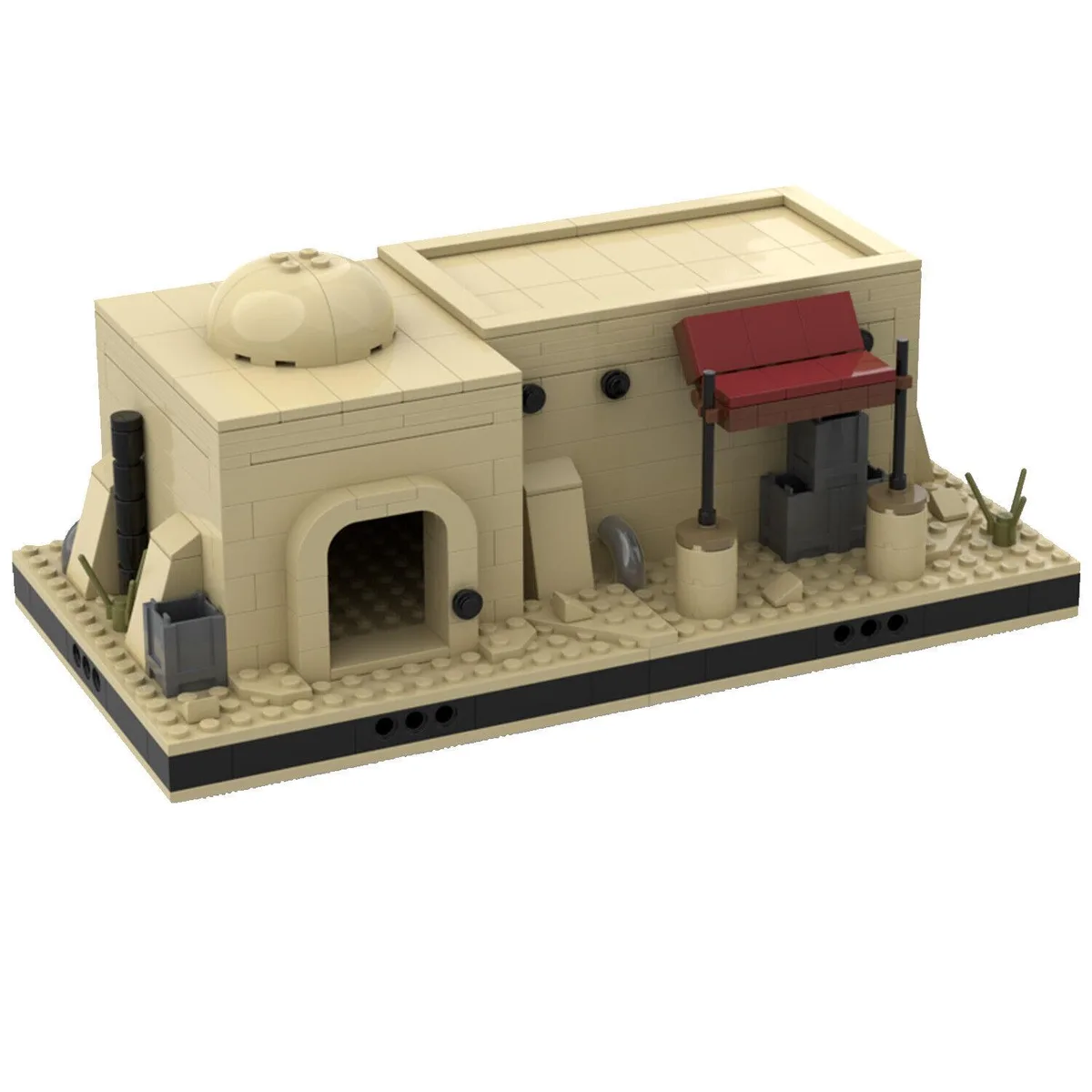 ZITIANYOUBUILD ZITIANYOUBUILD Desert House #12 Modular Tatooine Building Set 270 Pieces — product photo