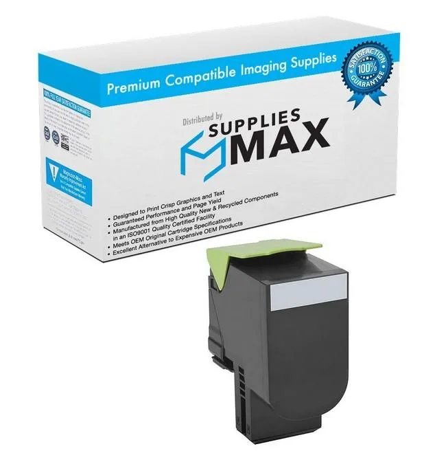 SuppliesMax SuppliesMax Compatible Lexmark C540H2KGX Black Jumbo High Yield Toner Cartridge 8000 Pages — product photo