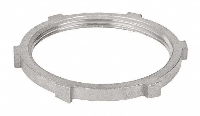 CALBRITE CALBRITE S61000LN00 IMC Locknut 1 in 316 Stainless Steel PVC — product photo