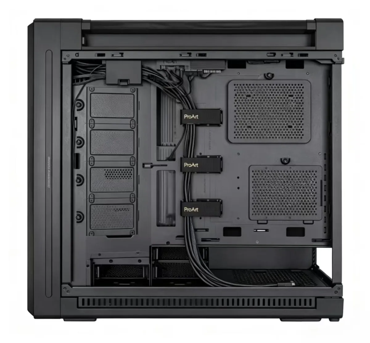 ASUS ASUS ProArt PA602 Wood Art &amp; Iron Rhythm Edition PC case — product photo