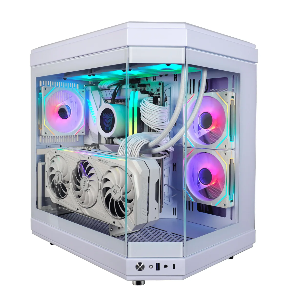 Custom Custom HyperUltra gaming PC Ryzen 7 7800X3D RTX 3080Ti 32GB DDR5 4TB NVMe — product photo