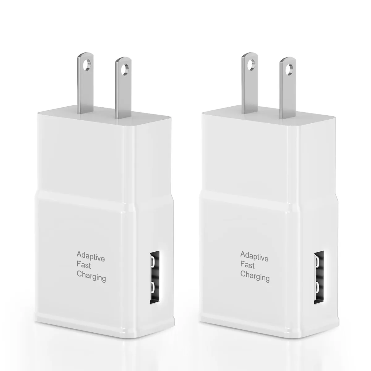 No Sew No Sew 2-pack USB Wall Charger Adapter White — product photo