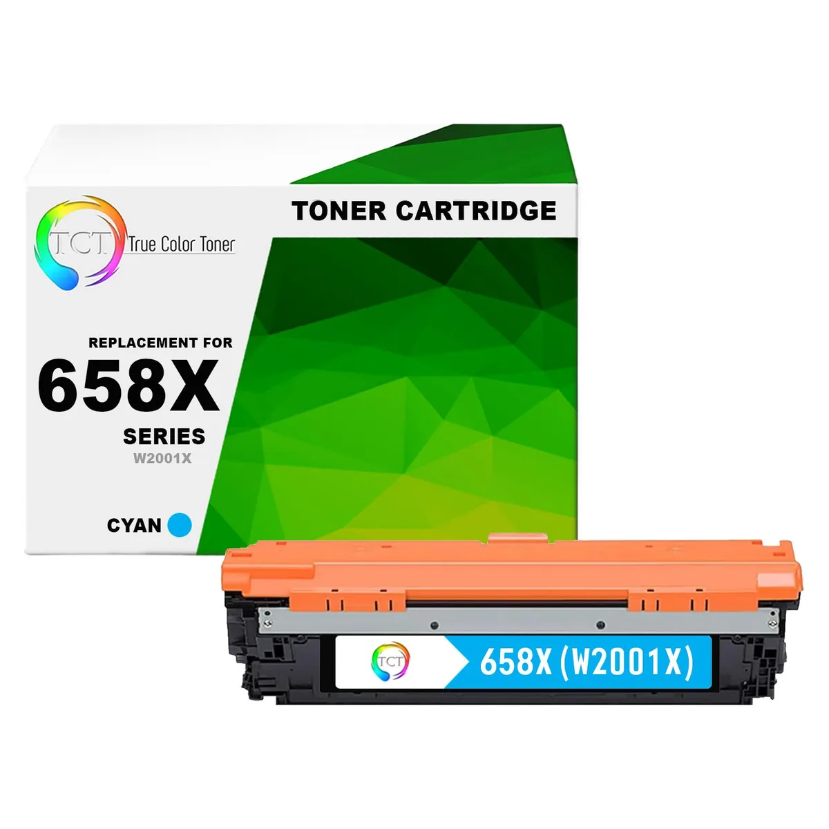 TCT TCT 658X Cyan High Yield Toner Cartridge 28000 Pages — product photo
