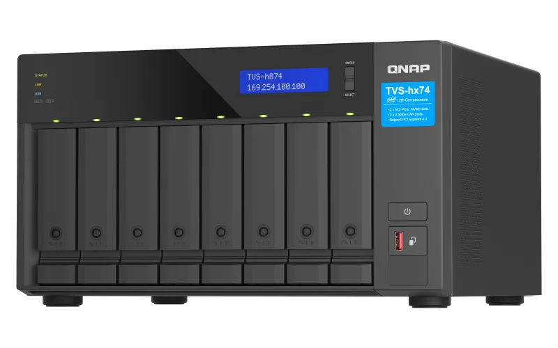 Qnap Qnap TVS-h874-i5-32G-US 8-Bay NAS i5-12400 32GB DDR4 — product photo