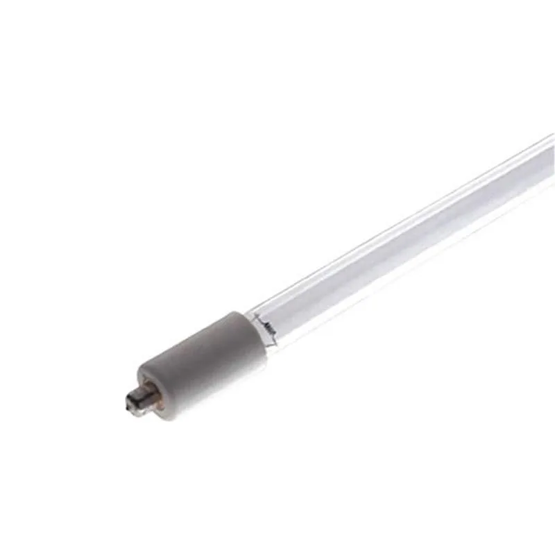 Straight T5 quartz germicidal lamp, clear finish