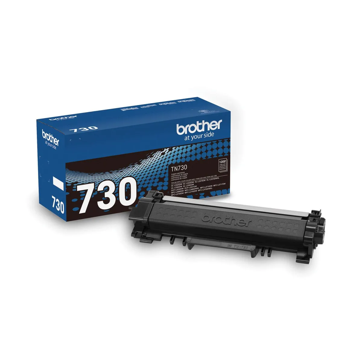 Brother Brother TN730 Black Toner Cartridge 1200 Pages — product photo