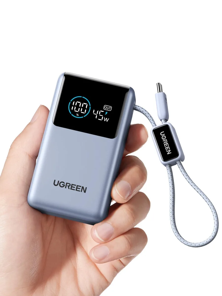  Ugreen 75701 power bank 10000mAh 45W blue — product photo