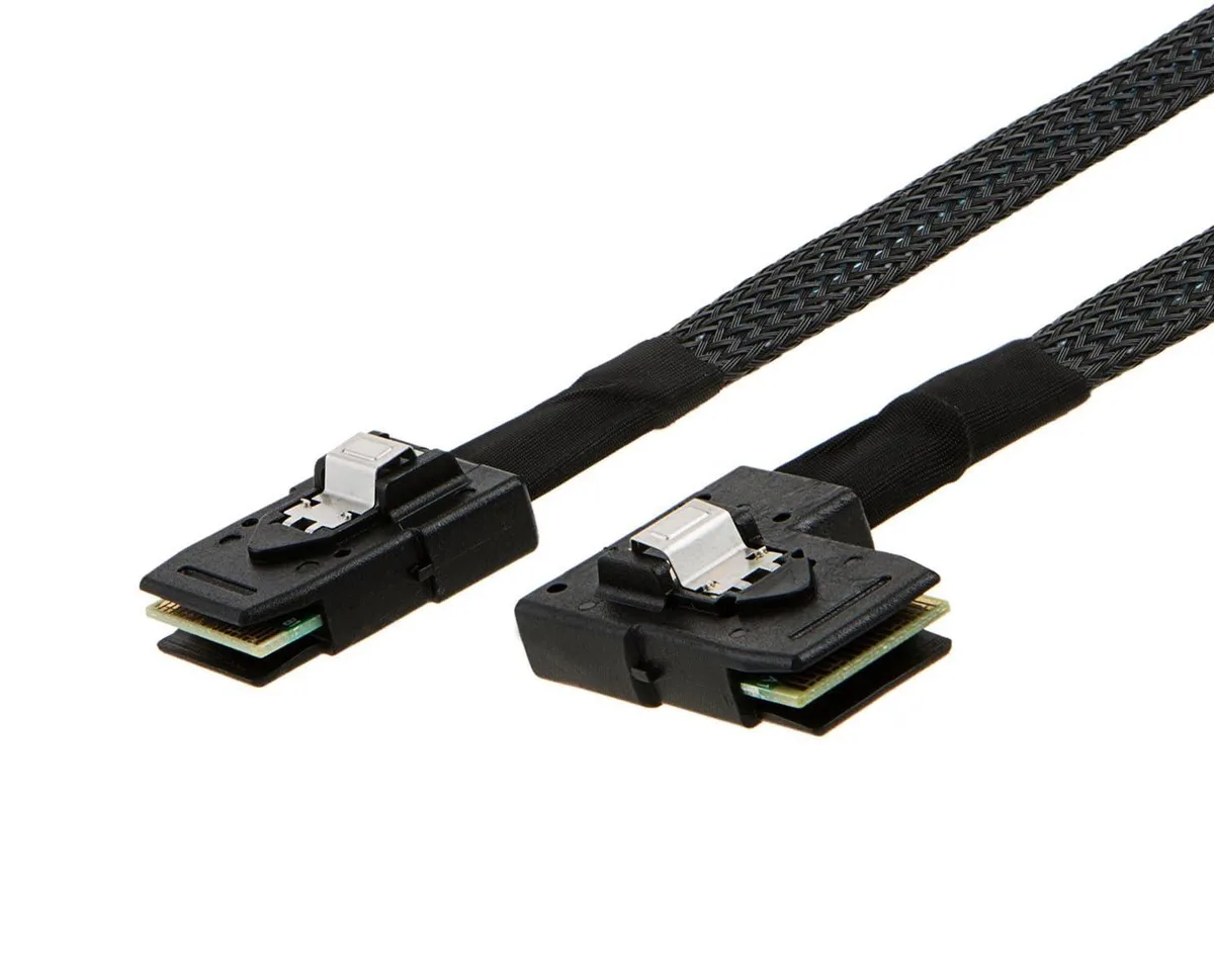 Vszerda Vszerda Mini SAS Cable SFF-8087 Straight to Right Angle 3FT 16-Pin — product photo