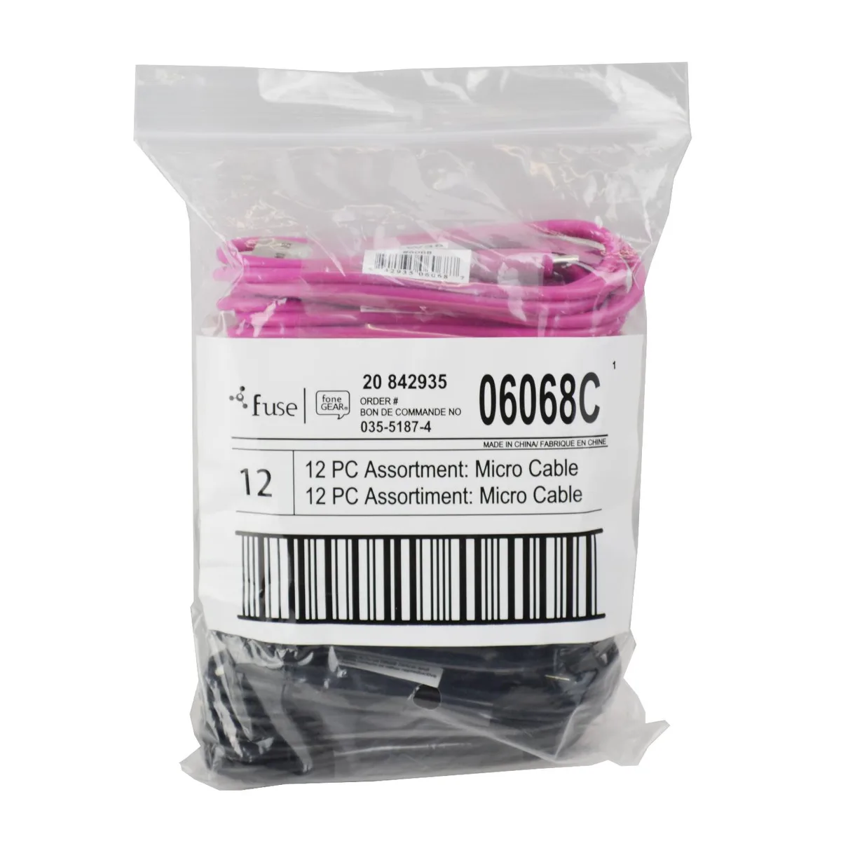 Altatac Altatac 06068C 12 Pack USB 2.0 A Male to Micro B Cables 3 Ft Mixed Colours — product photo