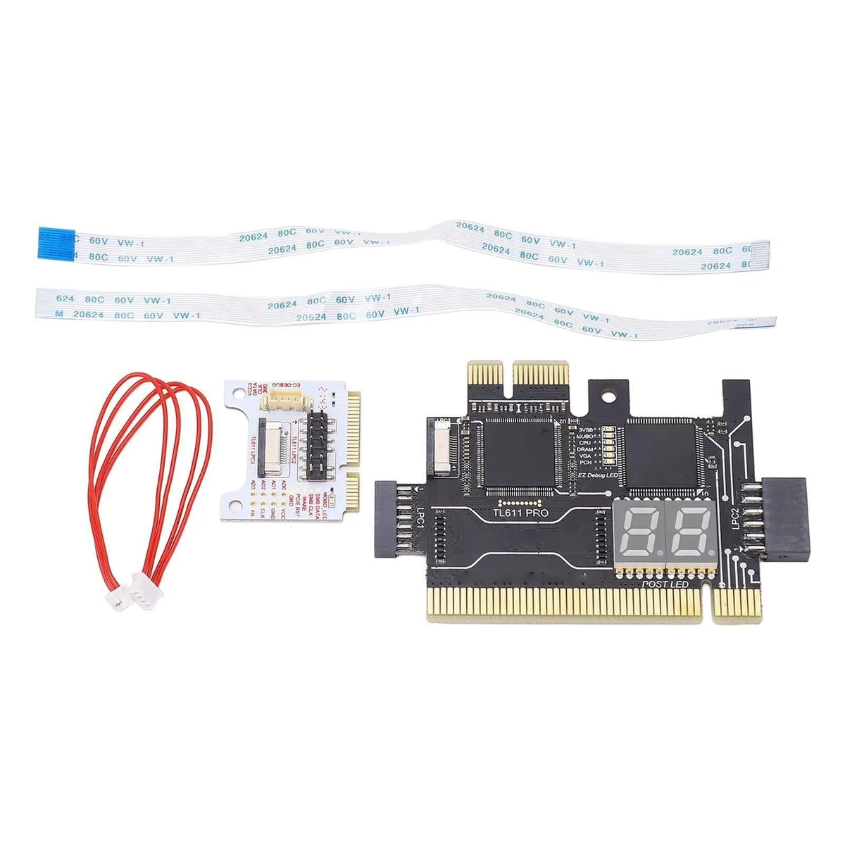 ALSEYE ALSEYE TL611 Pro Motherboard Diagnostic Card 2 in 1 accessory — product photo