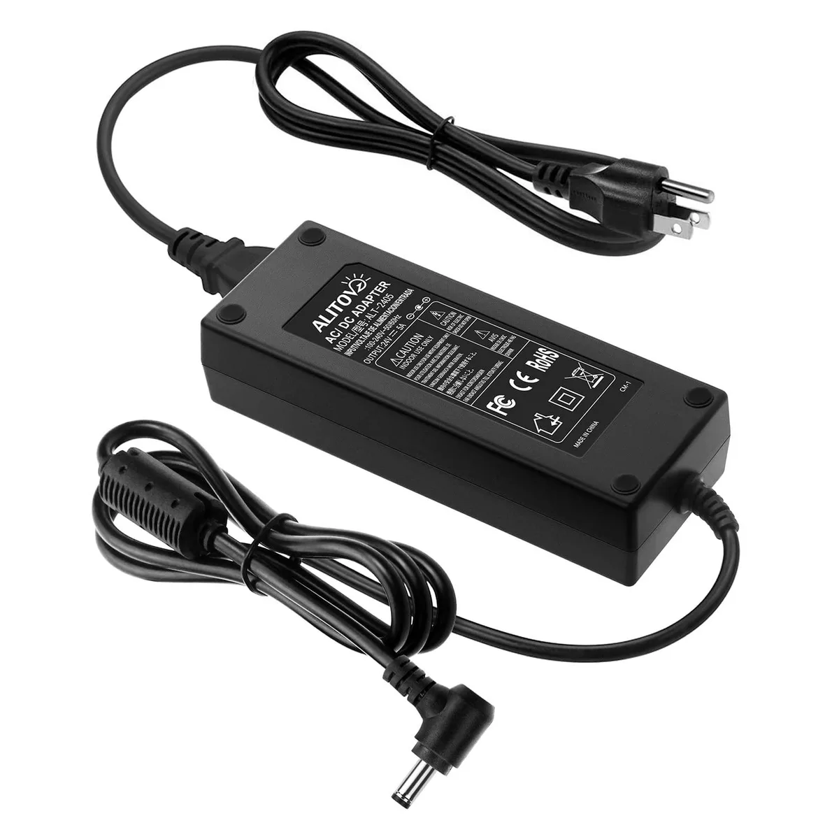 Dell ALT-2405 24 V 5 A 120 W power adapter 5.5×2.5 mm barrel — product photo