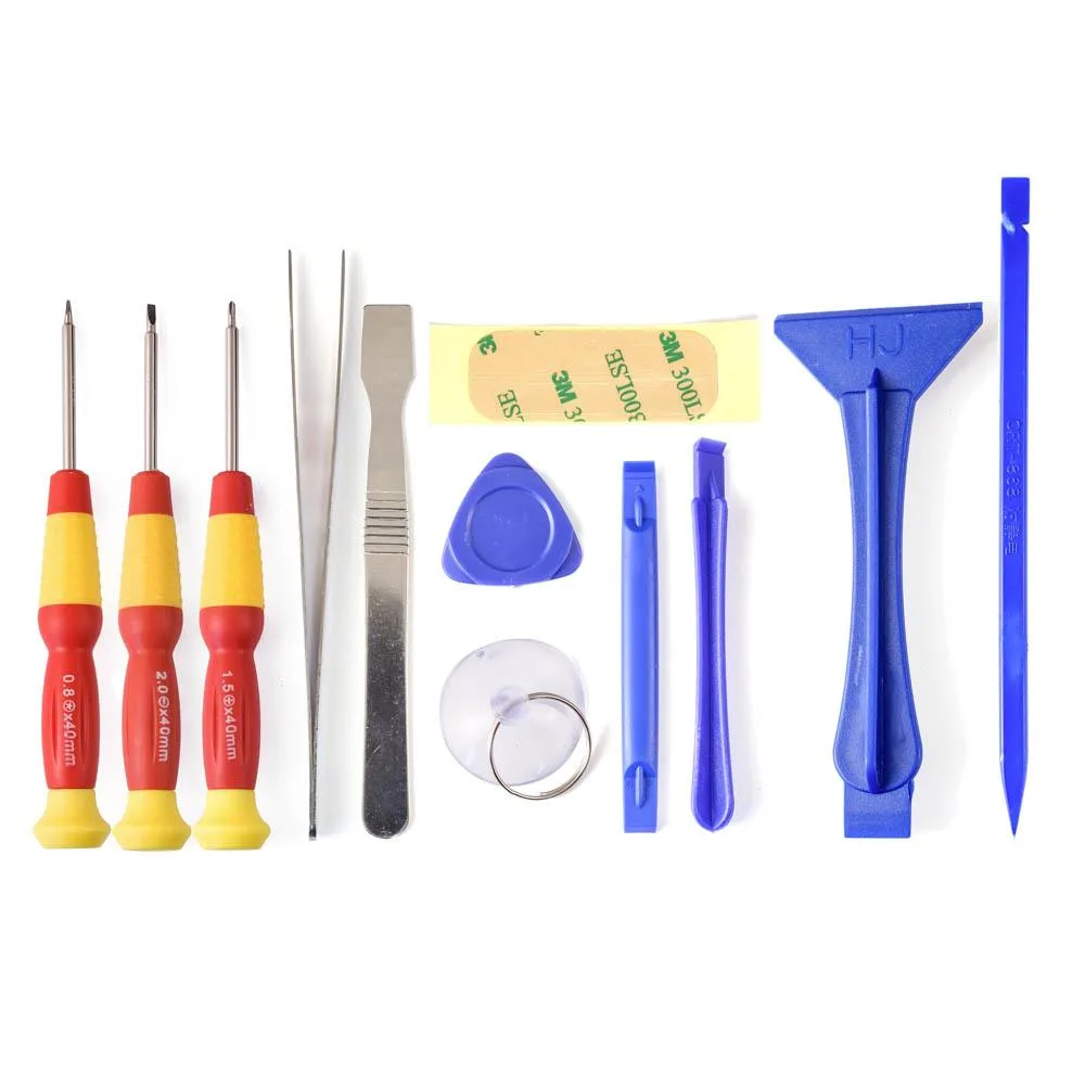 Centenex Electronics 12-piece laptop repair kit with screwdrivers, pry tools and suction cup