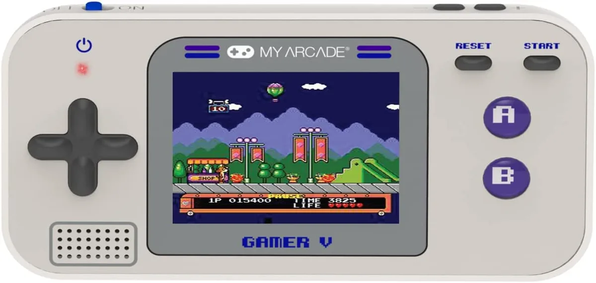 My Arcade My Arcade DGUN-3920 Gamer V Classic Retro Gaming Handheld 220 Games 2.5" Screen — product photo