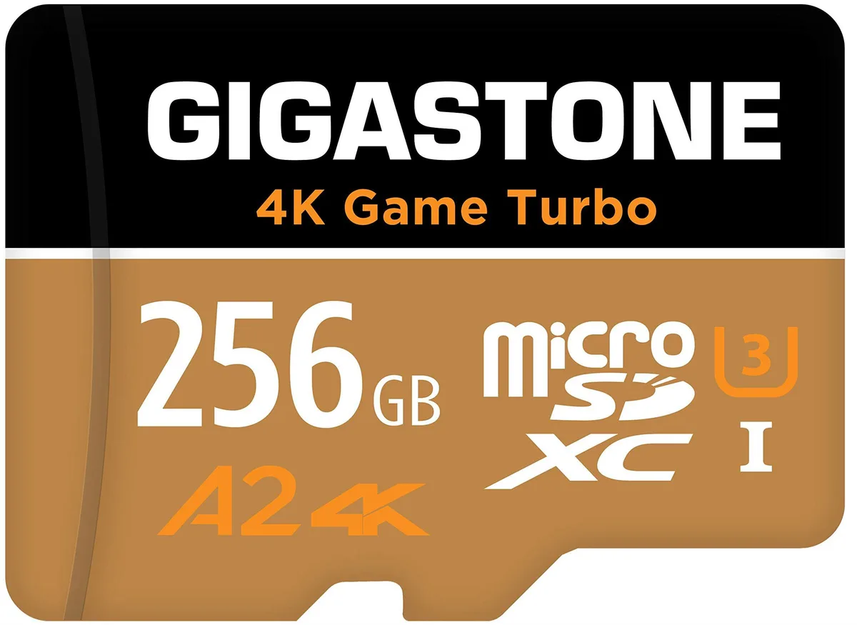 Gigastone Corporation Gigastone Corporation 256GB microSDXC Game Turbo 100/60MB/s A2 U3 V30 — product photo