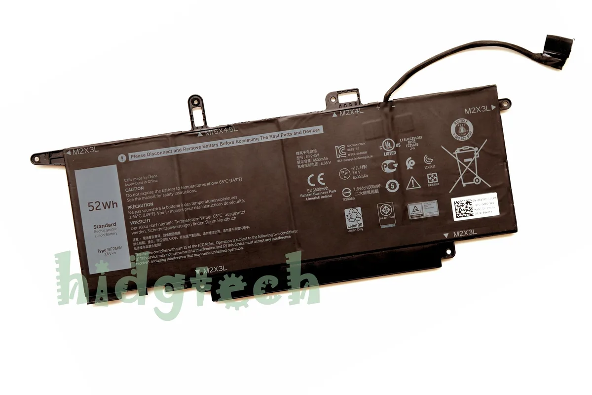 Beisite Beisite 52Wh laptop battery for Latitude 7400 2-in-1 NF2MW — product photo