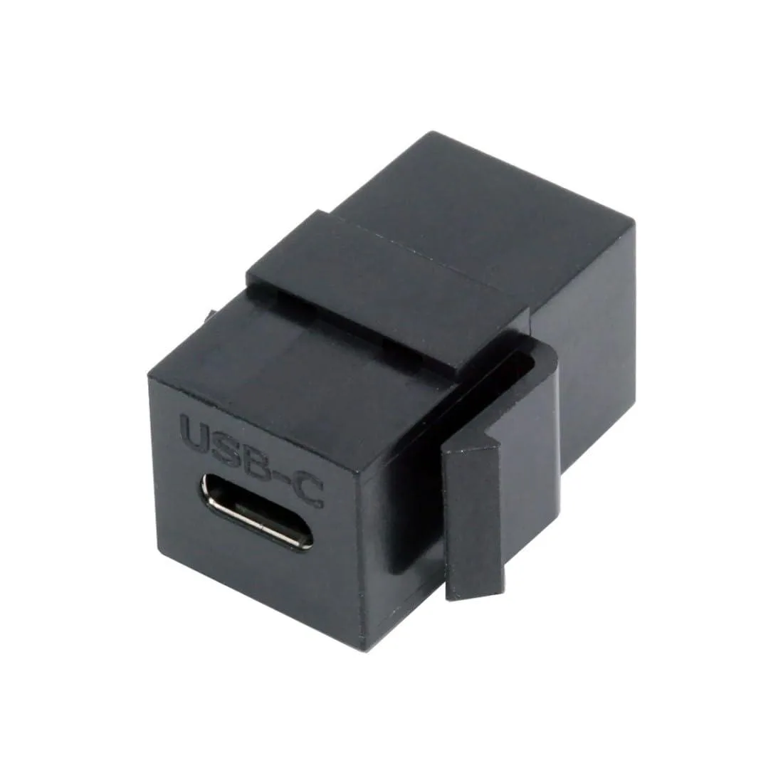 Vszerda Vszerda U2-078-CFCF USB C keystone jack adapter 2.0 480 Mbps 65W black — product photo