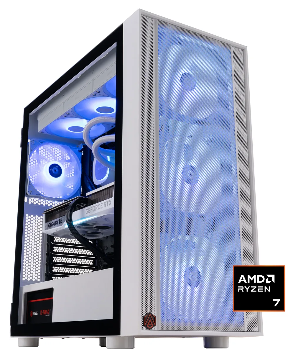 ABS ABS ER9800X3D5070TI3 gaming PC Ryzen 7 9800X3D RTX 5070 Ti 32GB 2TB — product photo