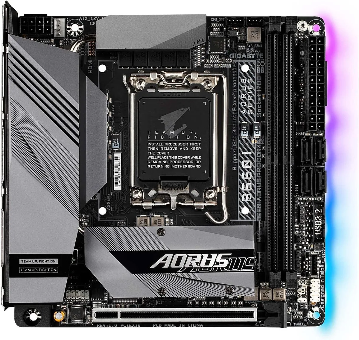 GIGABYTE GIGABYTE B660I AORUS PRO DDR4 Intel motherboard — product photo