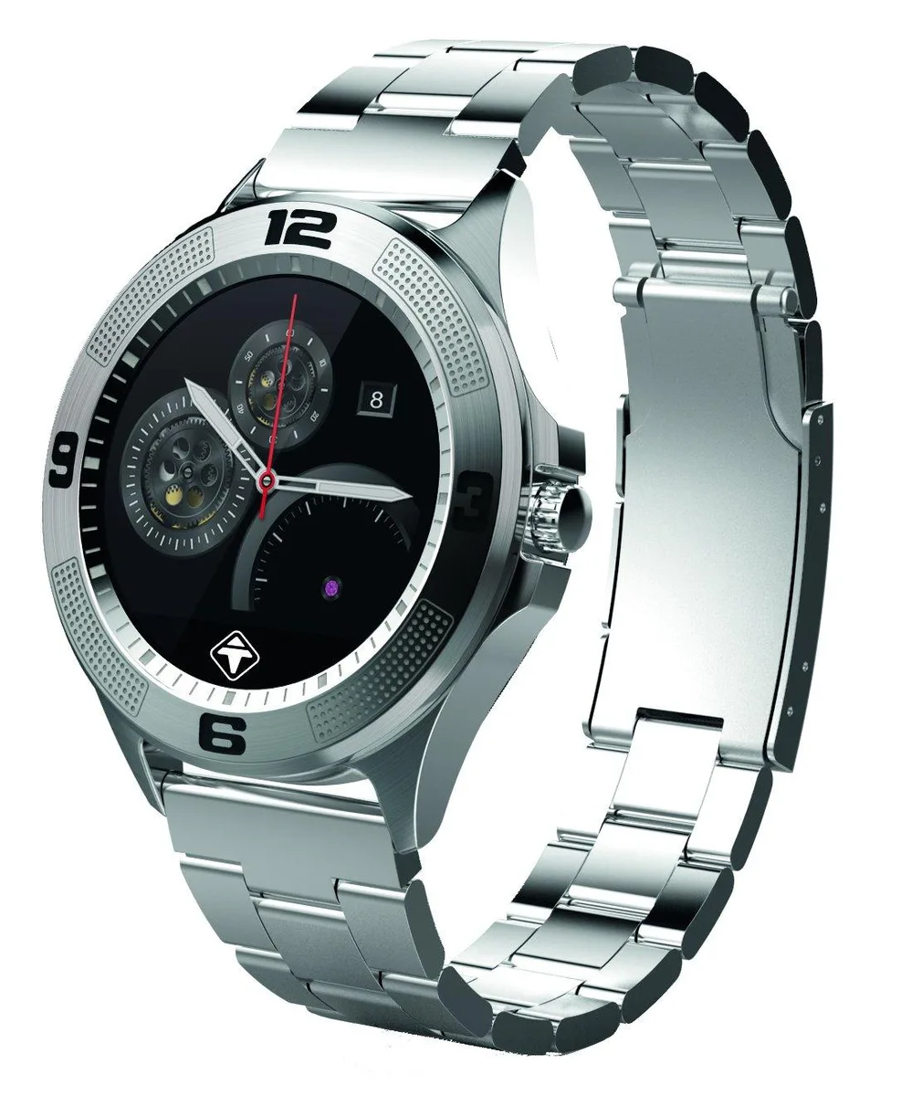 Tiger Tiger Smartwatch Stainless Steel Silver 1.22" IP66 300mAh — product photo