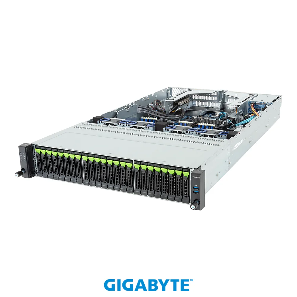 GIGABYTE GIGABYTE R284-S92-AAJ1 barebone server 2U dual Xeon 6 24+2 bay 32 DIMM — product photo