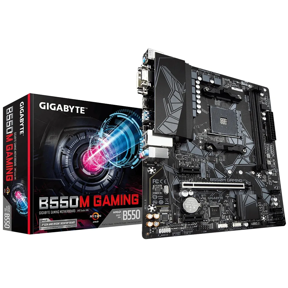 GIGABYTE GIGABYTE B550M GAMING AMD motherboard — product photo