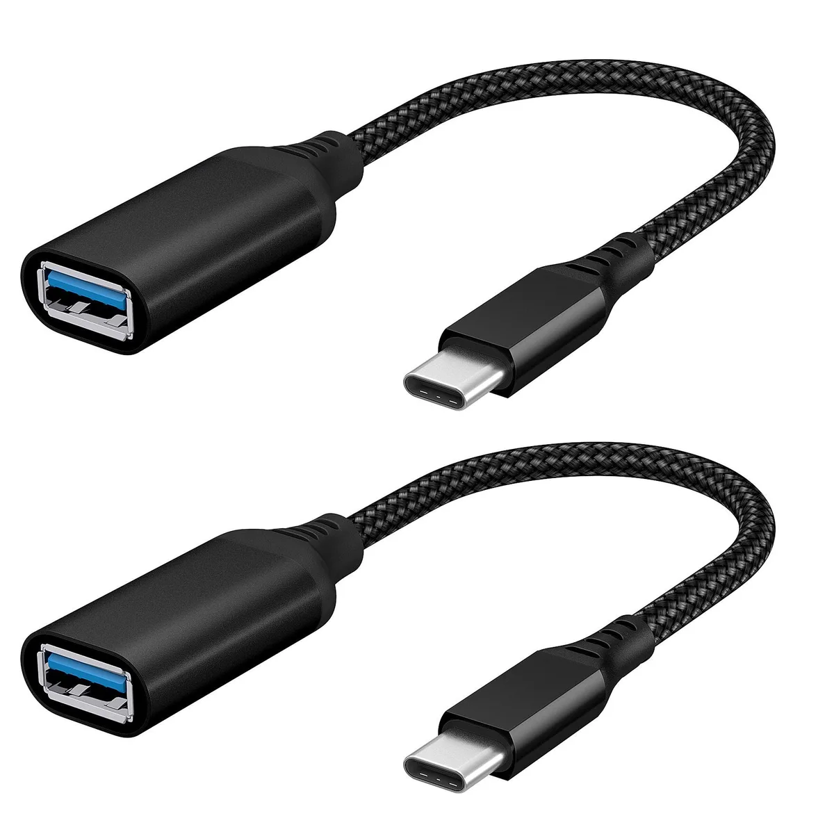 HANNORD HANNORD USB-C to USB 3.0 Adapter 2-Pack Black — product photo