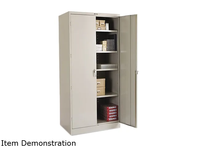 Tennsco Tennsco 2470LGY 78H x 36W x 24D Light Gray Office Furniture — product photo