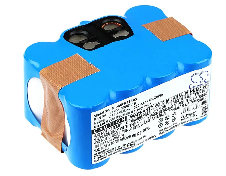 Rectangular rechargeable battery pack with Cameron Sino branding
