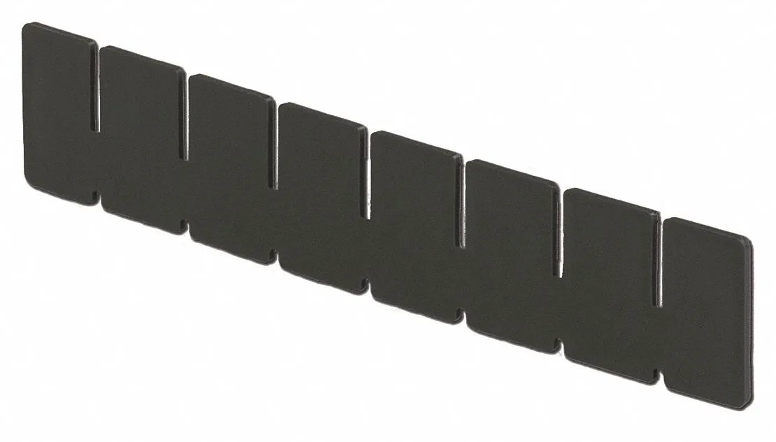 Lewisbins Lewisbins DV1025 XL Divider Black 9 5/8 in L 2 in H — product photo