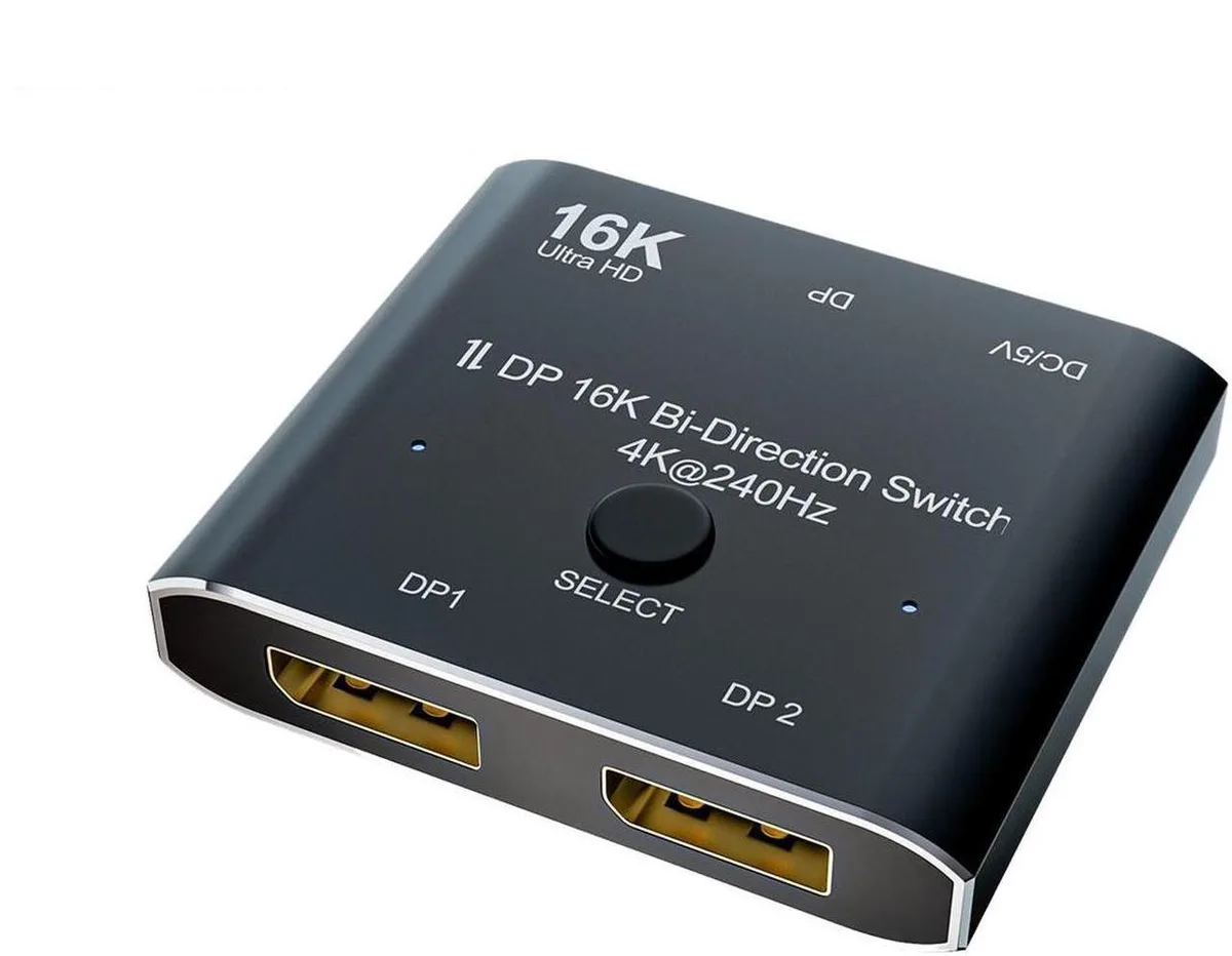 Vszerda Vszerda 16K@60Hz DP 2x1 Bi-Direction KVM Switch — product photo