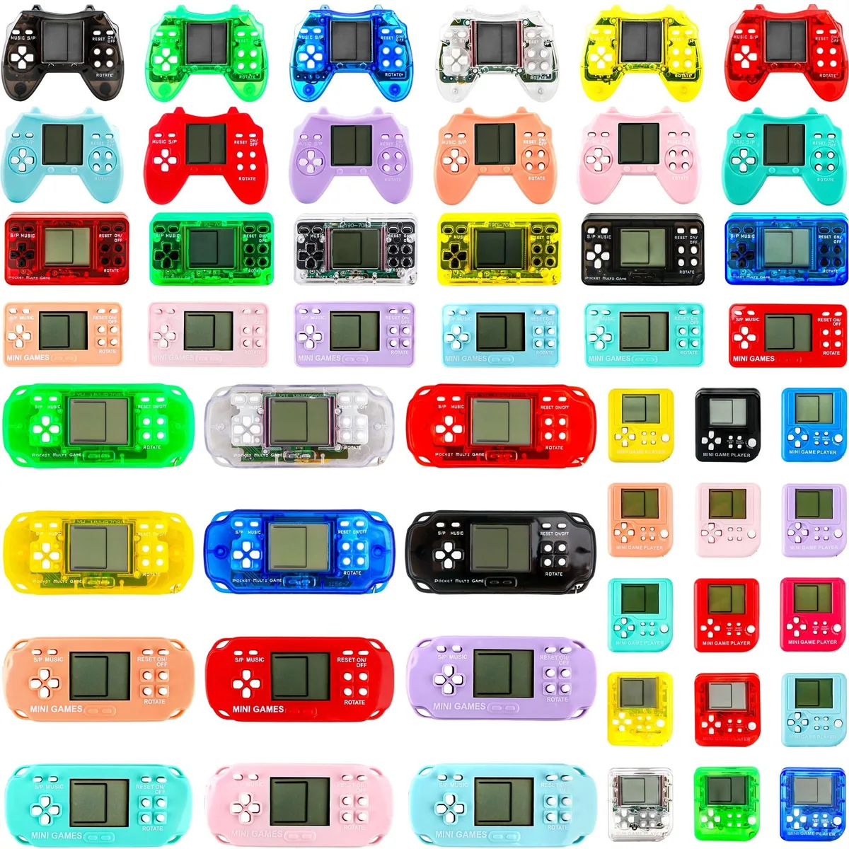  Conagel Conagel-TE032 51 Pack Mini Video Game Keychains 4 Styles — product photo