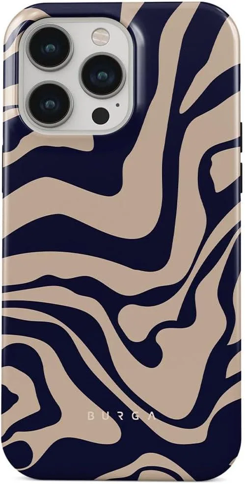 TAURKENAM TAURKENAM iPhone 14 Pro Case Hybrid Blue Lines — product photo