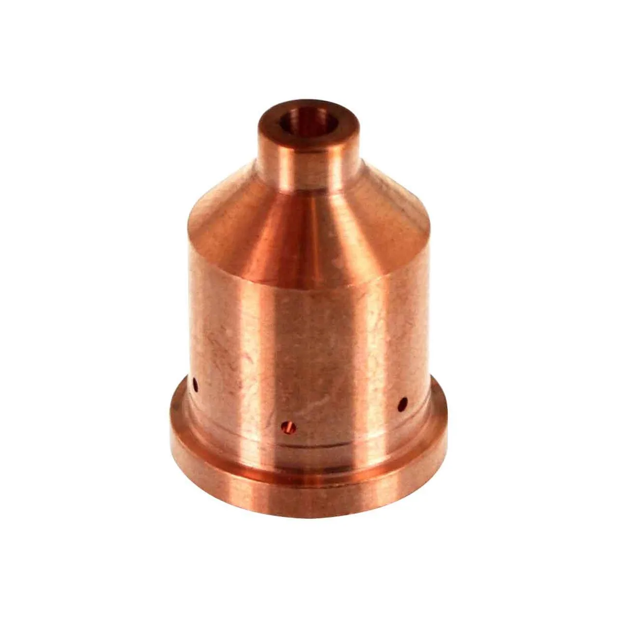 Three copper plasma cutter gouging tips in a pack