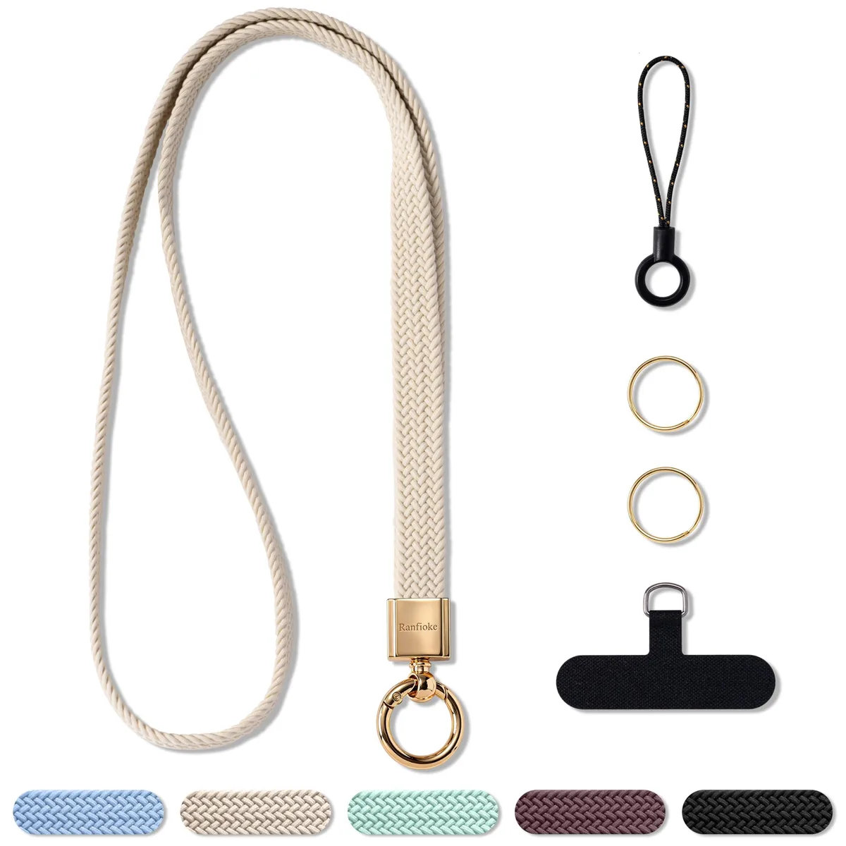  Ranfioke RFK01 17.7" stretchy neckwear with phone patch — product photo