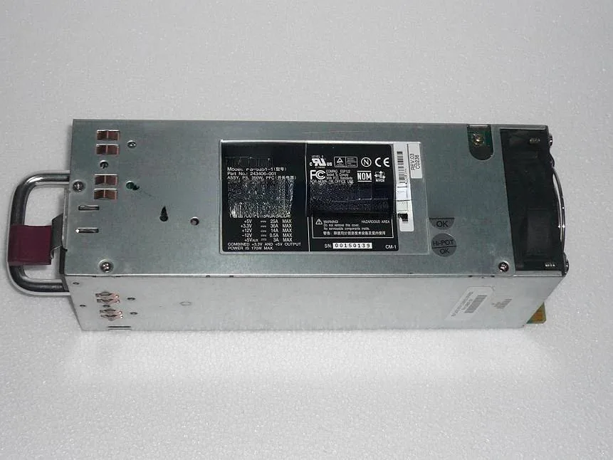 Supersuperuncle Supersuperuncle HP/Compaq ML350 G2 server power supply PS-5351-1249687-001243406-001 — product photo