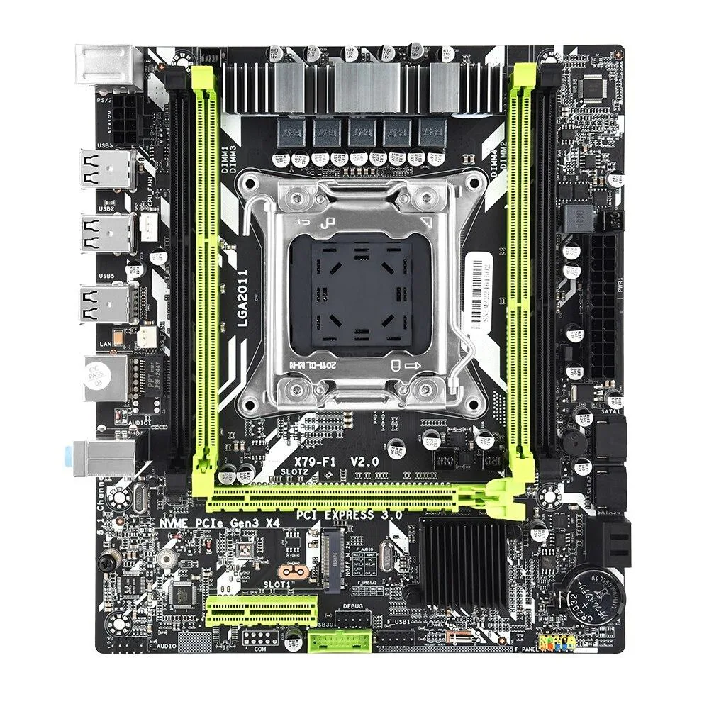 WMtec WMtec X79 F1 server motherboard E5-2620 V2 16GB DDR3 NVME — product photo