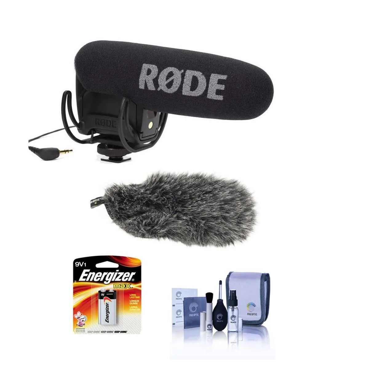 RODE Microphone RODE VideoMic Pro R Shotgun Microphone with Rycote Lyre Shockmount &amp; Windshield Kit — product photo