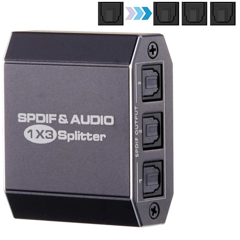 ESTONE ESTONE OZG1 1×3 TOSLINK SPDIF optical audio splitter — product photo