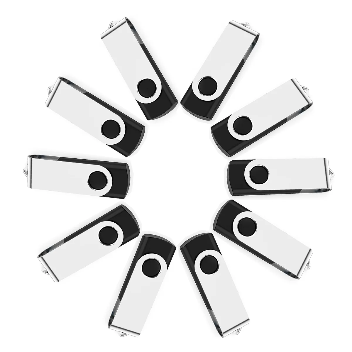 Bipra Bipra 2 in 1 Accessories 10 Pack 8GB USB 2.0 Black — product photo