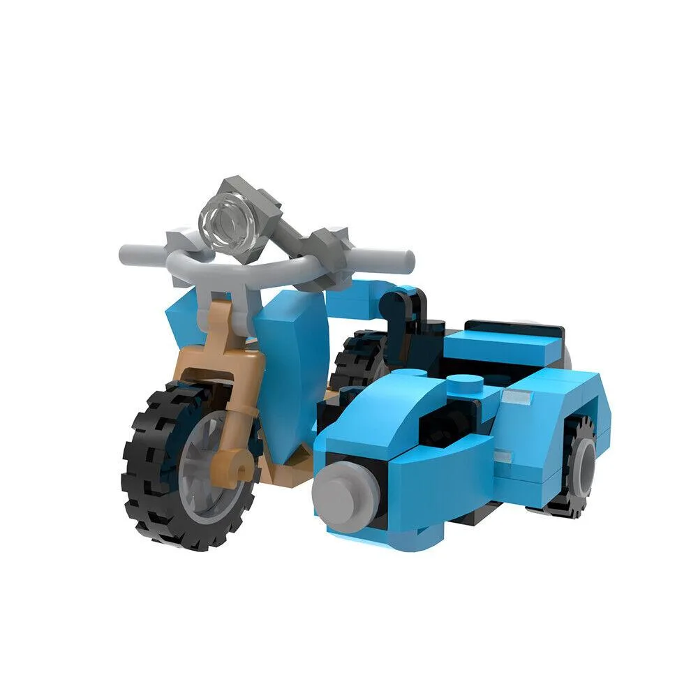 ZITIANYOUBUILD ZITIANYOUBUILD The Flying Magic Sidecar 46 Pieces Building Set — product photo