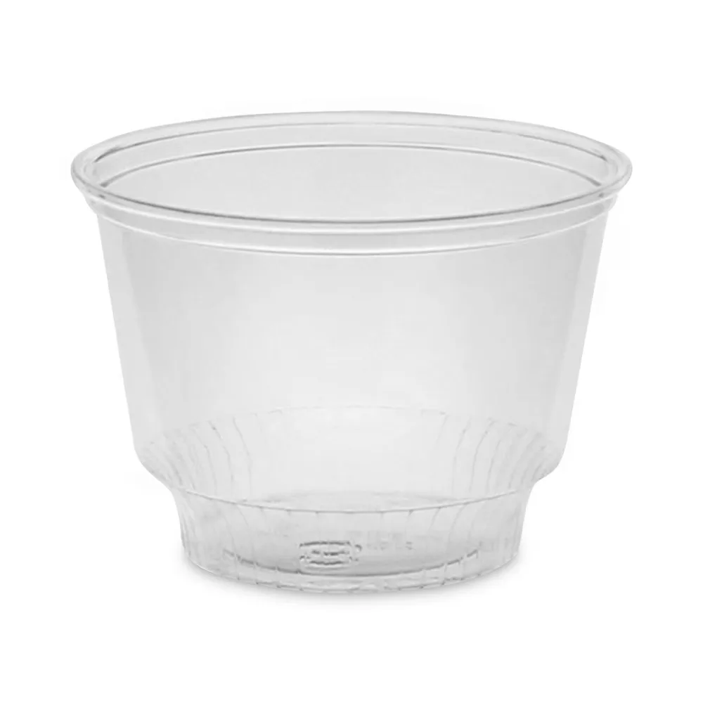 Pactiv Pactiv YPS8C 8 oz Clear Sundae Dish 60/Bag 15 Bags/Carton — product photo