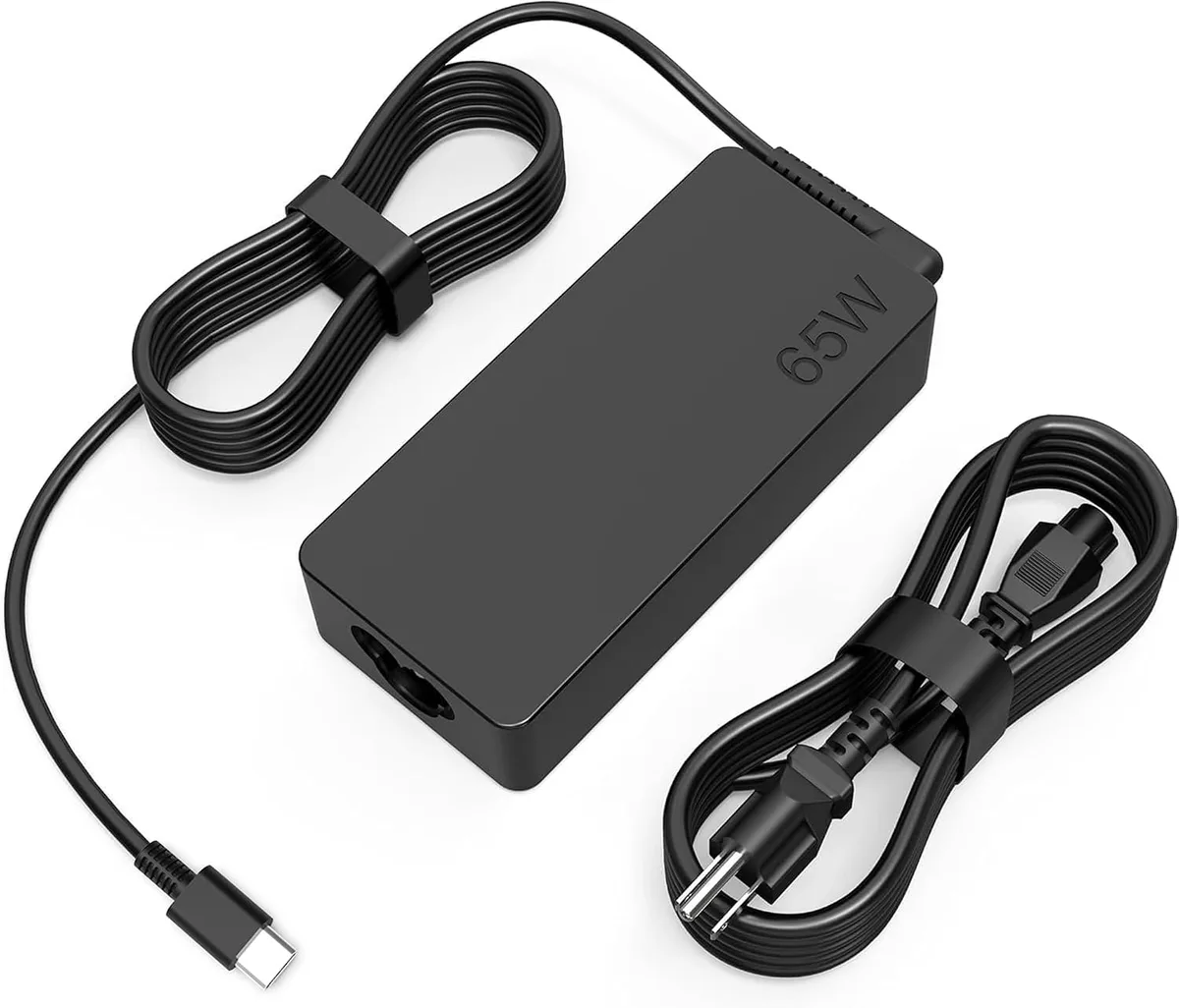 FLEANE FLEANE 65W USB-C Laptop Charger for ThinkPad X1 X13 T14 T15 E14 E15 T480s T490 E480 Yoga ThinkBook — product photo