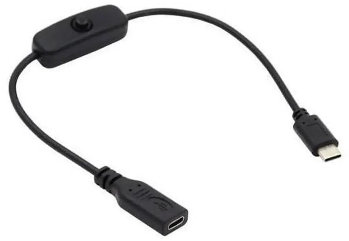 SMUGDESK SMUGDESK USB-C Male to Female Extension Cable with Power Switch — product photo