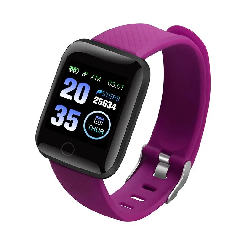 OEM Tools OEM Tools Smart Watch D13 Purple 1.3in 80mAh Bluetooth 4.0 — product photo