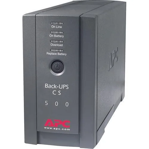 APC APC BK500BLK Tower UPS 500 VA 300 W with 16 GB USB 3.0 Drive — product photo