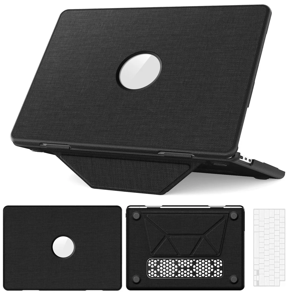 Werleo Werleo 13.6 inch MacBook Air Case 2022 2023 2024 2025 M2 M3 M4 A2681 A3113 A3240 Black — product photo